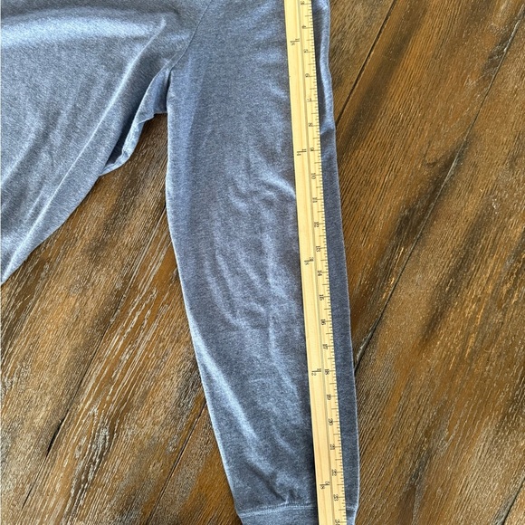 J. Crew Broken In Long Sleeve Henley Heathered Blue Men's Shirt Size XL - Picture 6 of 9